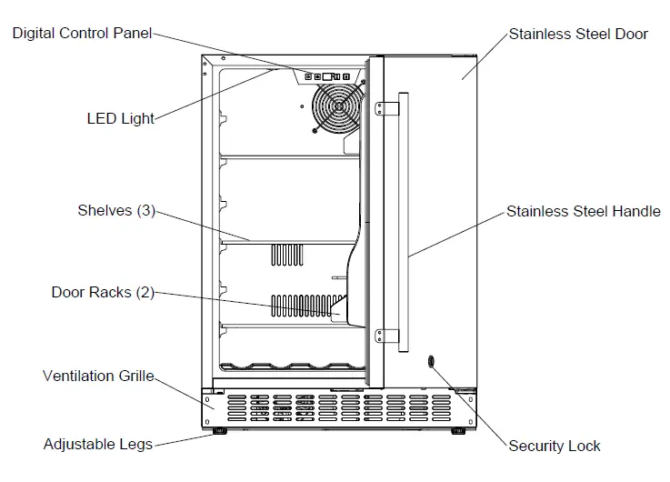 SUMMIT-ALR15B-Outdoor-and-Indoor-Frost-Free-Refrigerators-And-Freezers-fig-3
