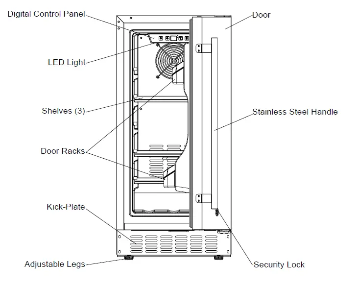 SUMMIT-ALR15B-Outdoor-and-Indoor-Frost-Free-Refrigerators-And-Freezers-fig-5