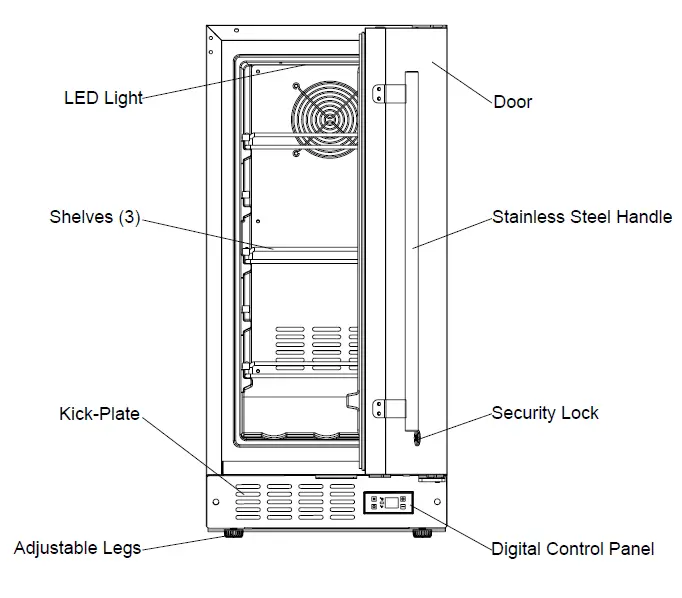 SUMMIT-ALR15B-Outdoor-and-Indoor-Frost-Free-Refrigerators-And-Freezers-fig-6