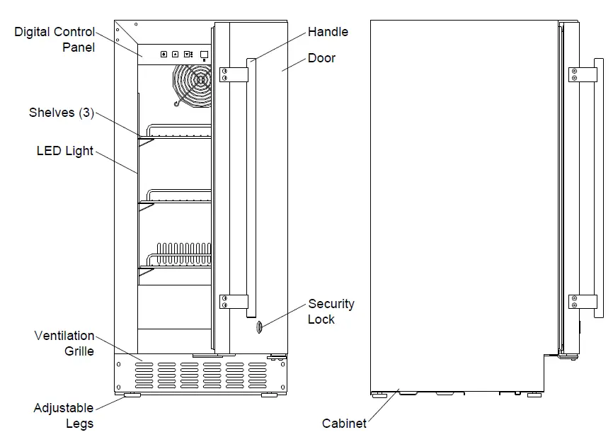 SUMMIT-ALR15B-Outdoor-and-Indoor-Frost-Free-Refrigerators-And-Freezers-fig-8