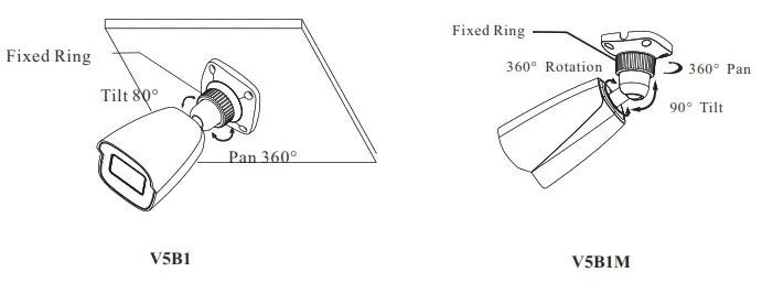 speco technologies V5B1 5MP Outdoor HD-TVI Bullet Camera with Night Vision - 4