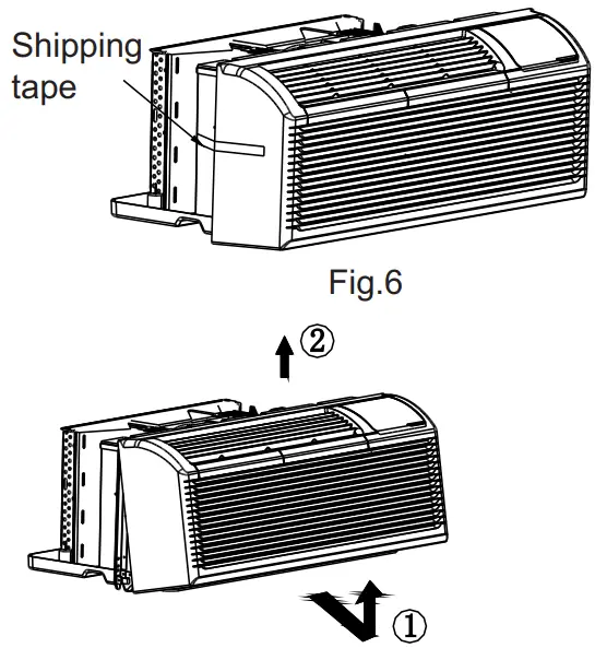AC PRO CW036IU PTAC Packaged Terminal Air Conditioner Heat Pump - Figure 18