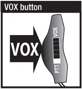 DEWALT DXFRSSV01 FRS Radio In Ear Surveillance Headset with PTT VOX Microphone - Vox Button