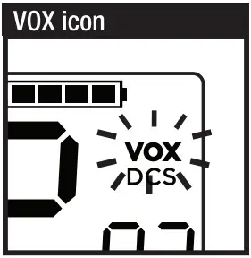 DEWALT DXFRSSV01 FRS Radio In Ear Surveillance Headset with PTT VOX Microphone - Vox Icon