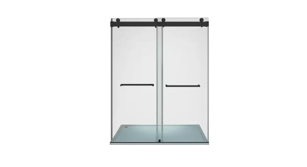 Mcocod Ds13 Double Sliding Frameless Shower Door Instruction Manual