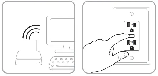 resideo LVS-ZB15R Smart Outlet In-Wall Tamper Resistant- CONNECTION