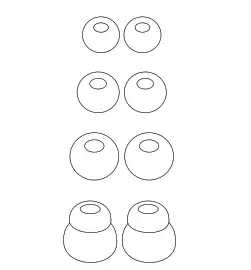 MEE audio M9B Stereo Wireless Sports Earphones - WEARING THE EARPHONES