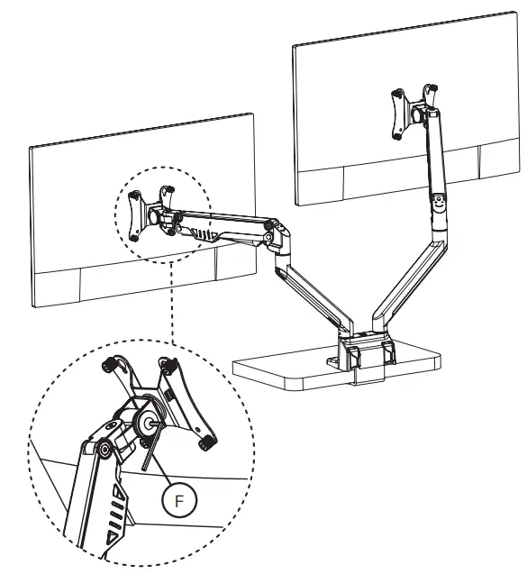 Neomounts FPMA-D750D Monitor Gas Arm Spring - fig6