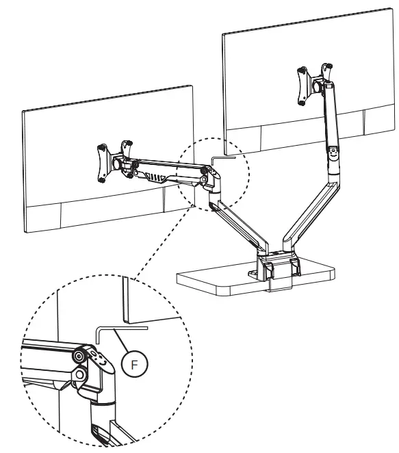 Neomounts FPMA-D750D Monitor Gas Arm Spring - fig7