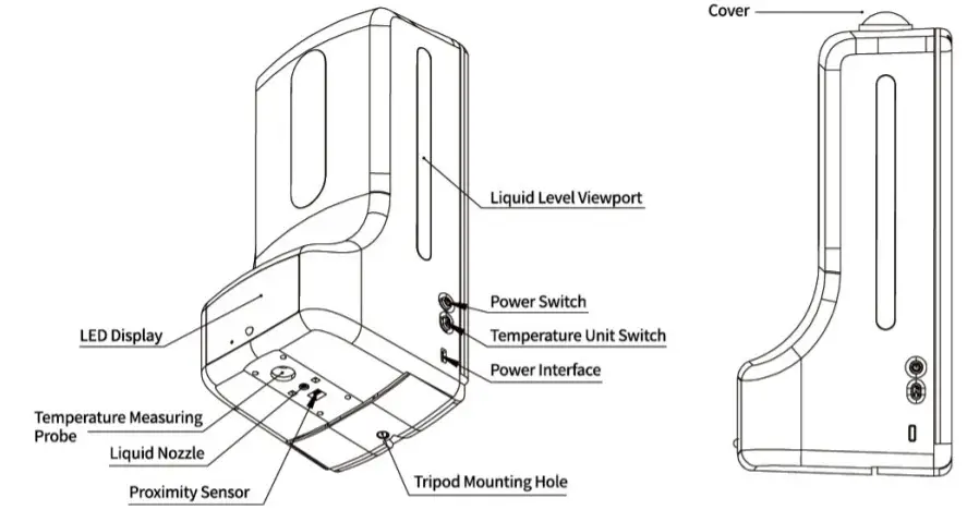 darter DATHK9 Intelligent Sensor Soap Dispenser-appearance