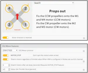 Mixer-type-and-ESC/motor-protocol