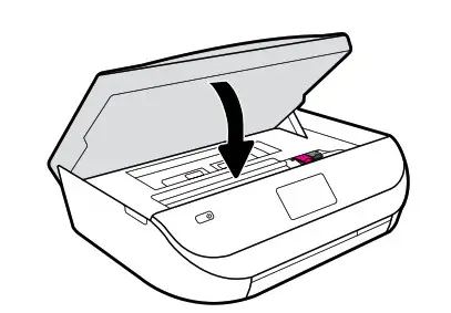 Close cartridge access door