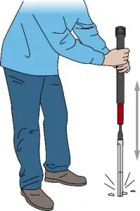 HOBO RXW Multi-Depth Soil Moisture Sensor -Screw the pilot rod 1