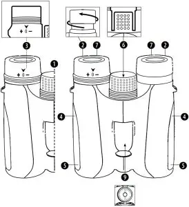 BRESSER Luchs 8x42 Binoculars - 1
