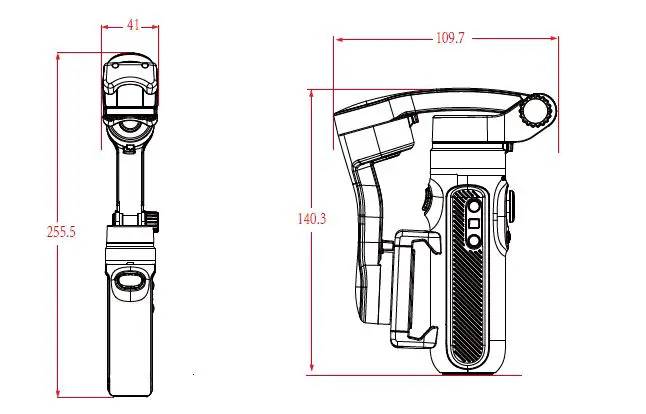 INKEE GE779HA0UUPLMNAFAMZ Dolphin Compact 3- Smartphone Gimbal Stabilizer fig14