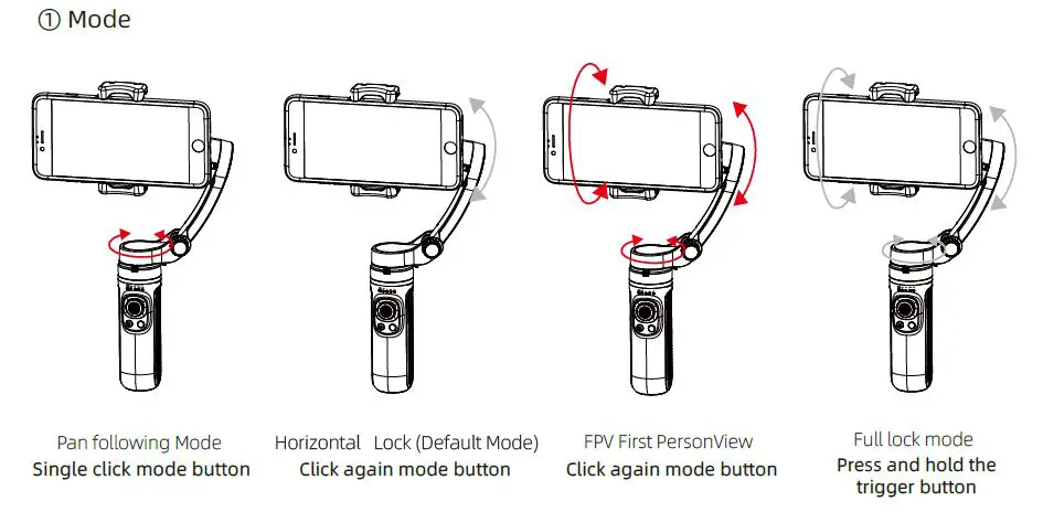 INKEE GE779HA0UUPLMNAFAMZ Dolphin Compact 3- Smartphone Gimbal Stabilizer fig9