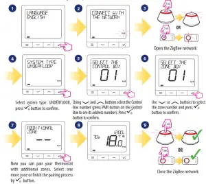 SALUS SQ610RF Quantum Smart Thermostat - OFFLINE mode