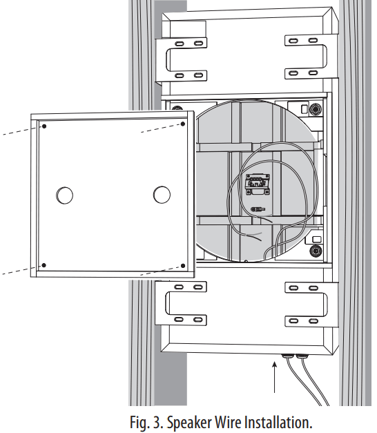 TANNOY PCI 7DC RB Premium 7 Inch Dual Concentric In-Ceiling Loudspeaker - Speaker Wire Installation