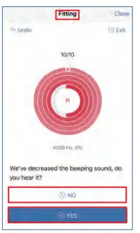 Otofonix Sona Hearing Aid App- Fitting 3