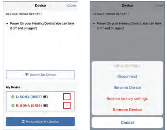 Otofonix Sona Hearing Aid App- Heraing