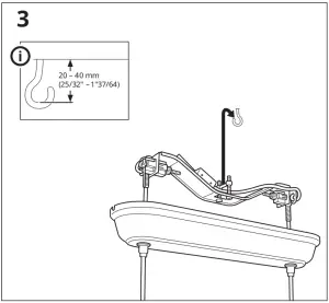 IKEA AGUNNARYD Pendant Lamp with 3 Lamps - fig10