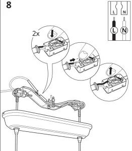 IKEA AGUNNARYD Pendant Lamp with 3 Lamps - fig16