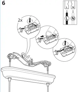IKEA AGUNNARYD Pendant Lamp with 3 Lamps - fig7