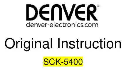 DENVER Electric Children's Scooter 6 km PER hour Max 50 KG Incl LED Lighting Pink NEW Instructions