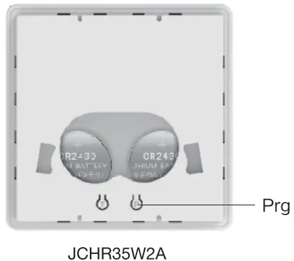 JIECANG JCHR35W2A 6 Channel LED Remote Controller - Back 1