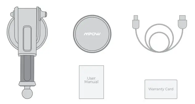 MPOW Magnetic Wireless Charger fig1