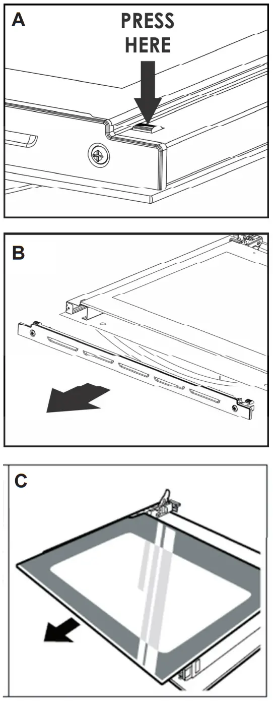 DEFY DSS612 Kitchenmaster Solid Plates Stove -oven door3