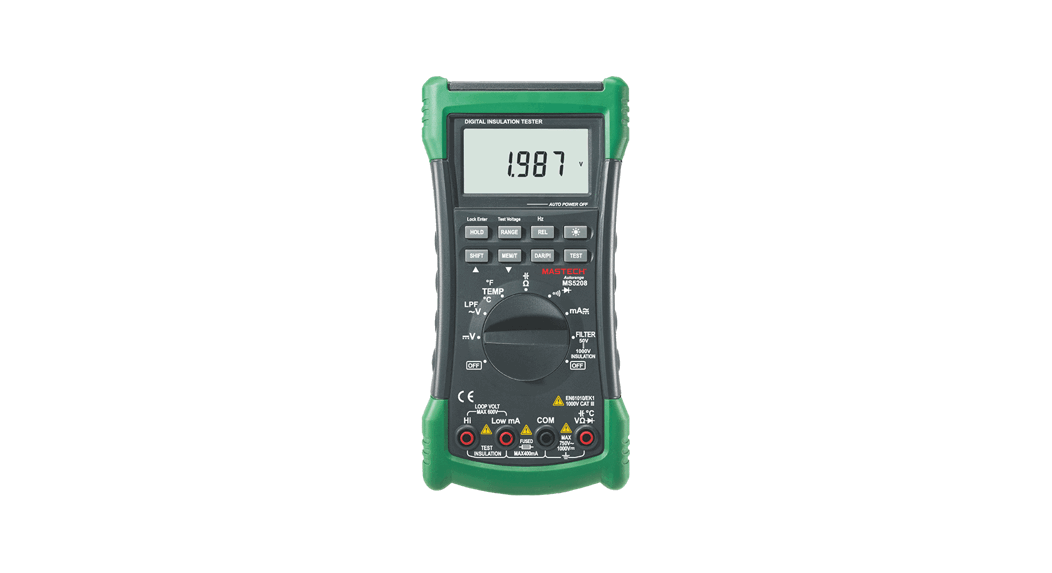 Mastech Ms5208 Digital Insulation Multimeter User Guide Mastech Ms5208 Digital Insulation Multimeter User Guide