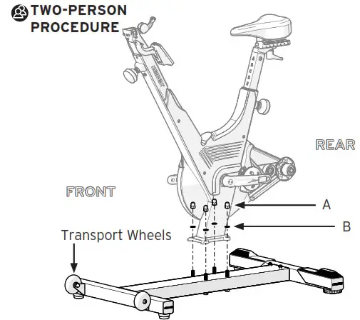 KEISER M Series M3i Lite Indoor Group Cycle- ASSEMBLE THE BIKE 2
