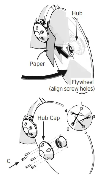 KEISER M Series M3i Lite Indoor Group Cycle- ASSEMBLE THE BIKE 8-1