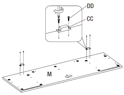 HOMEDEPOT 23MM90587-TPB01 Canteridge Electric Fireplace Media Mantel fig 12