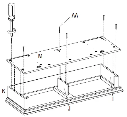 HOMEDEPOT 23MM90587-TPB01 Canteridge Electric Fireplace Media Mantel fig 13