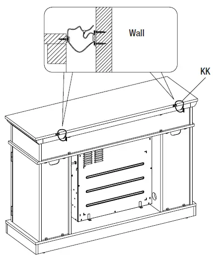 HOMEDEPOT 23MM90587-TPB01 Canteridge Electric Fireplace Media Mantel fig 20