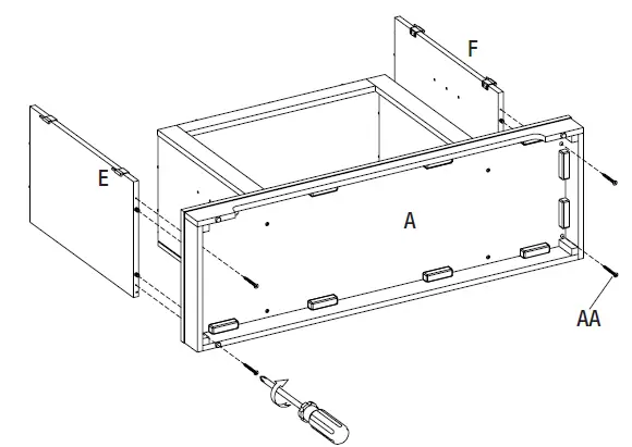 HOMEDEPOT 23MM90587-TPB01 Canteridge Electric Fireplace Media Mantel fig 6