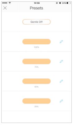 tp-link Smart Wi-Fi Light Switch Dimmer - Add Presets