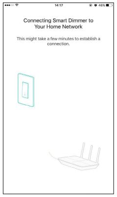 tp-link Smart Wi-Fi Light Switch Dimmer - Connect to your home network