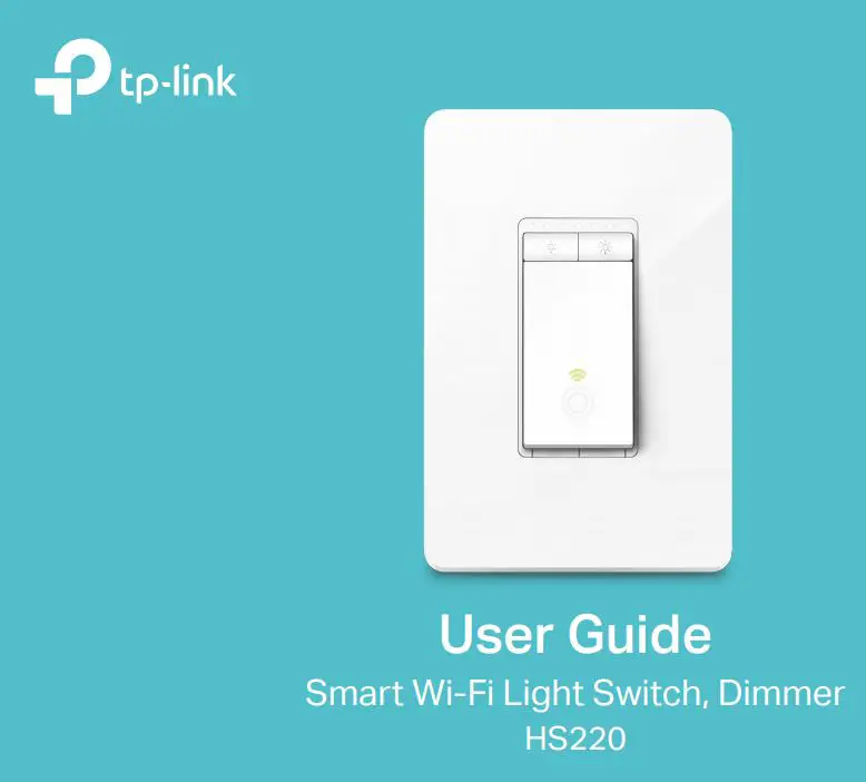 tp-link Smart Wi-Fi Light Switch Dimmer