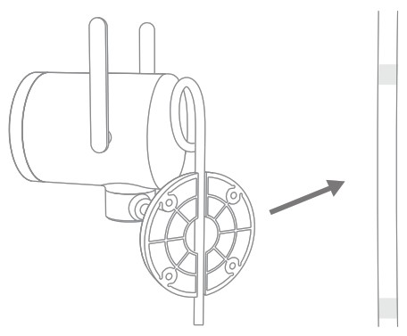 imilab EC3 Outdoor Security Camera - Mounting the device 3