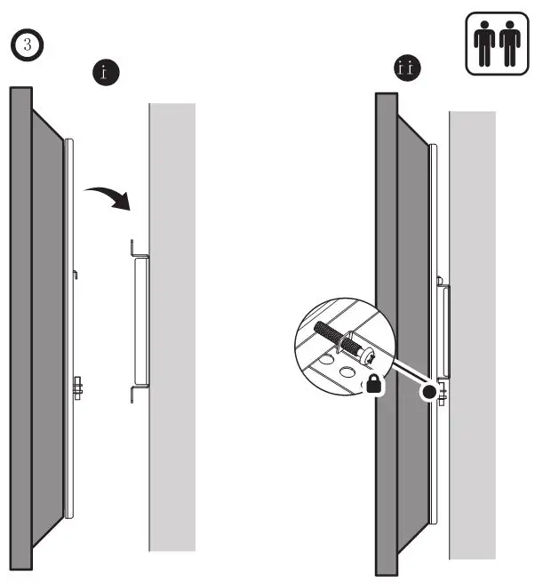 nedis Television Stand TVWM1051BK - Installation 3
