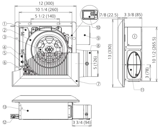 Panasonic FV 0510VSC1 Ventilating Fan - fig5