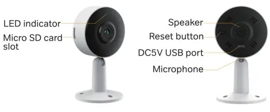 Laxihub M4 Smart Indoor Wi-Fi Camera - Product description