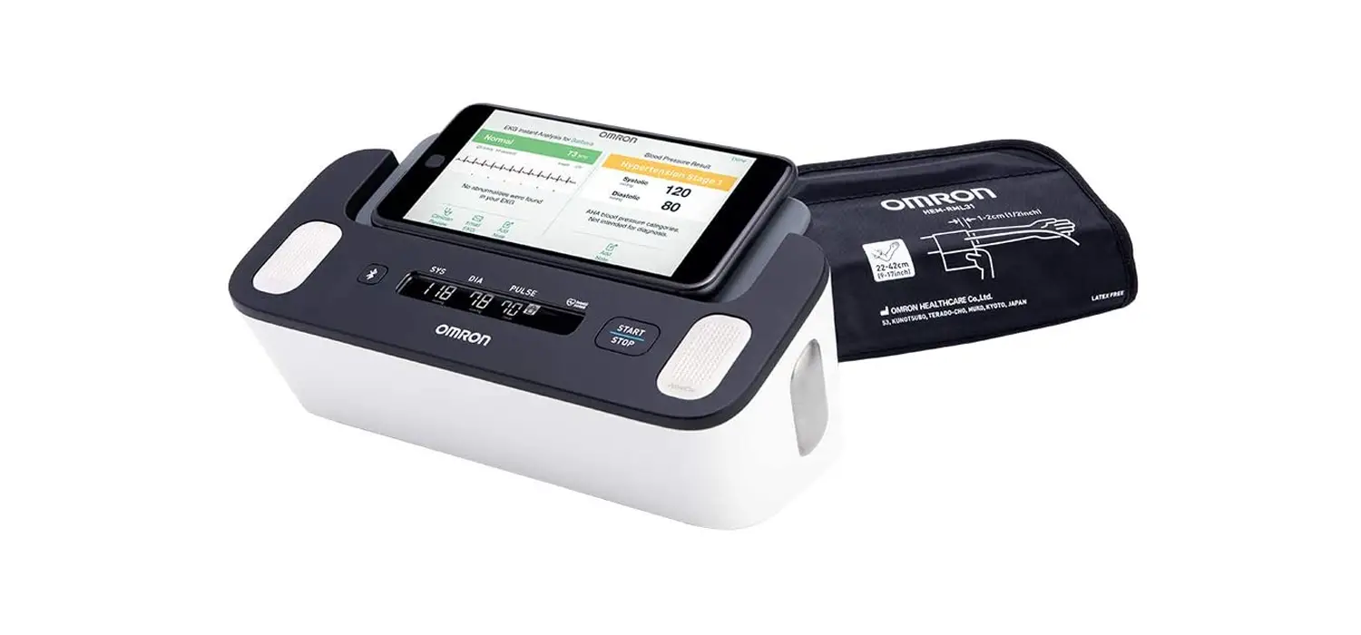 Omron Blood Pressure Monitor + Ekg User Manual