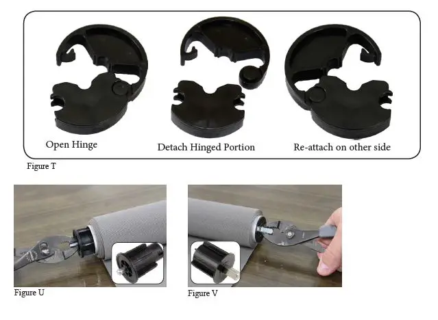 Select Blinds Outdoor Pole Operated Sun Shade with PVC Fabric FIGB 13