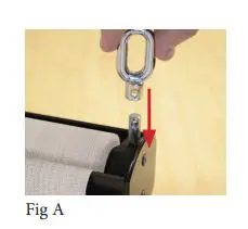 Select Blinds Outdoor Pole Operated Sun Shade with PVC Fabric FIGB 17