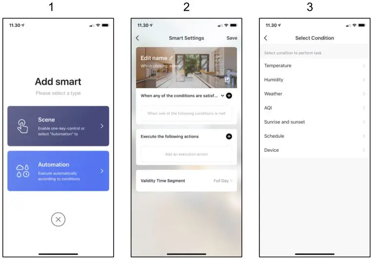 NASH Smart WIFI Stand Fan - Automation