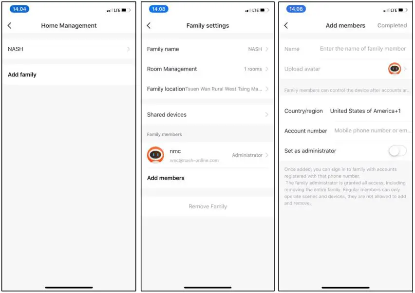 NASH Smart WIFI Stand Fan - Home Management
